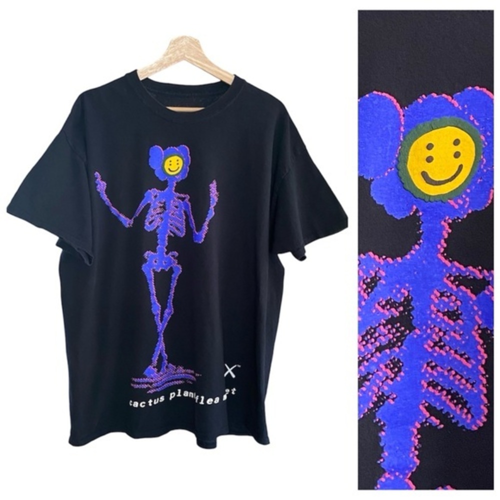 Cactus Plant Flea Market x KAWS Black Fortnite Skeleton T-shirt XL